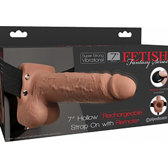 Fetish fantasy 7 - pene realistico con arnes, 17,8cm