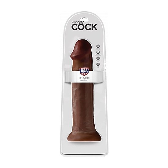 Pene realistico 36cm - marrone