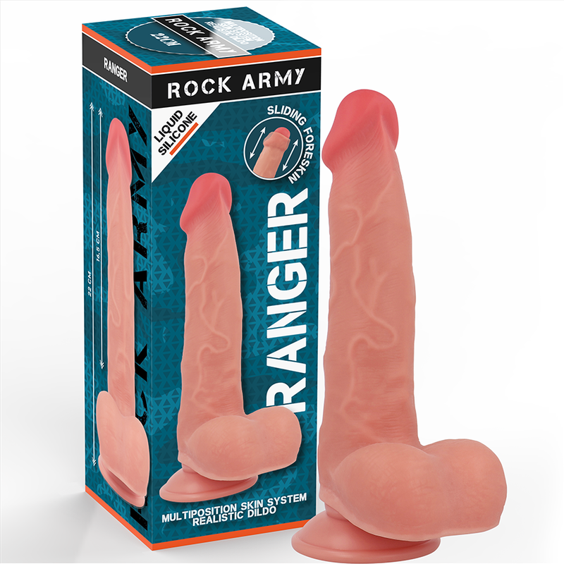 Dildo Rock Army Ranger 22cm Silicone Realistico