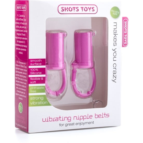 Colpi di stimolatore del capezzolo rosa