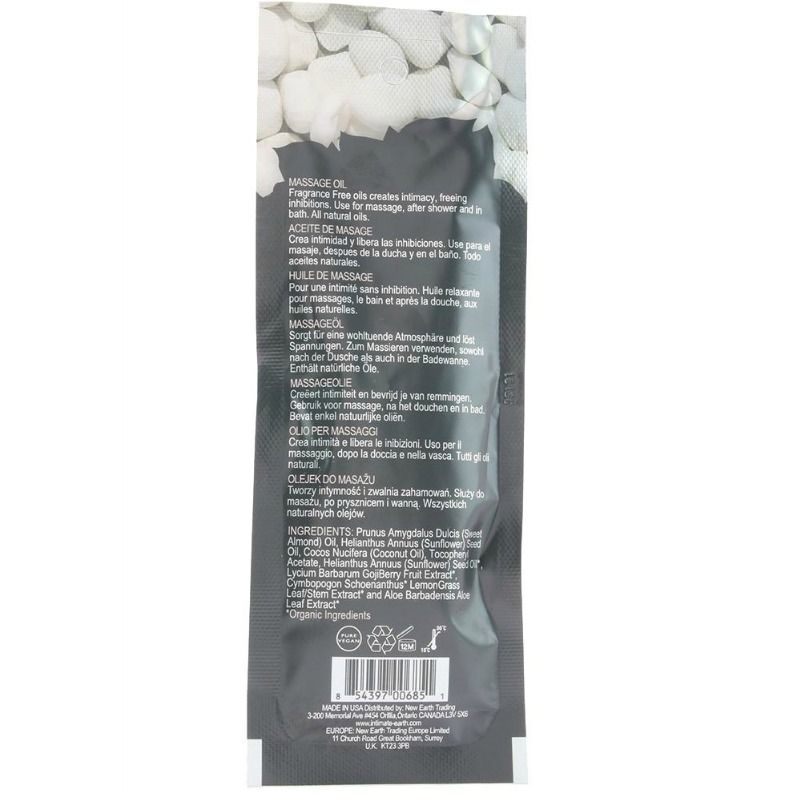 Olio da massaggio nudo terra intima 30 ml