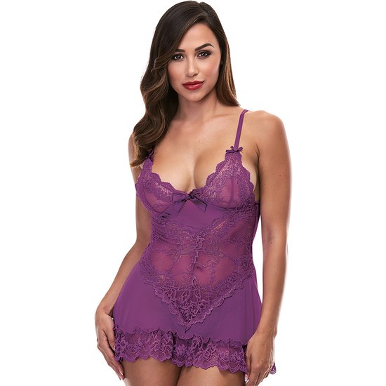 Mini camicia di pizzo - picardias morado