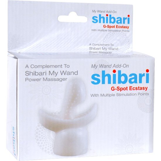 G spot extasy testa per vibratore my wand di shibari white