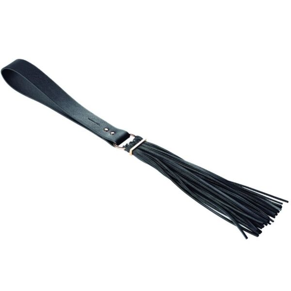 Flogger Maze Tassel di Bijoux Indiscrets, nero