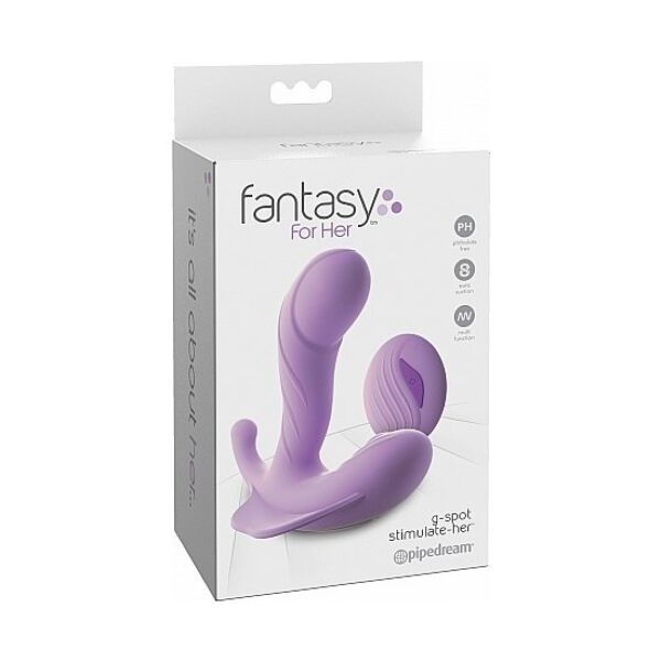 Vibratore punto G Pipedream Fantasy For Her con telecomando
