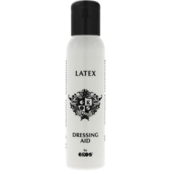 Flacone di Eros Latex Dressing Aid 100 ml per abbigliamento in gomma e lattice