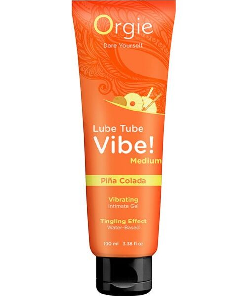 Tubo da 100 ml del lubrificante Orgie Lube Tube Vibe Piña Colada
