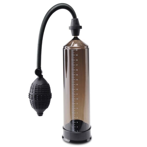 Pompa per pene Pipedream Pump Worx Euro Pump, con il suo cilindro dal tubo fumé