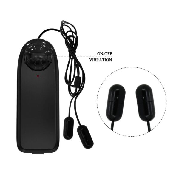 Guaina vibrante per pene Baile BI-014630 con i suoi due bullet vibranti