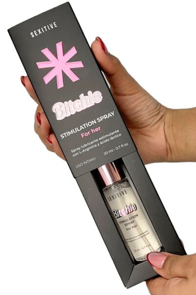 Flacone con erogatore spray del Sexitive Bitchie Stimulation Spray da 20 ml