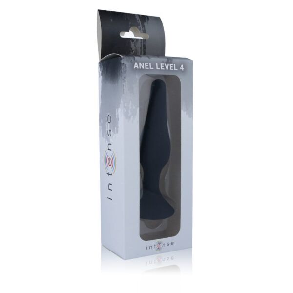Dildo anale Intense Anal Level 4 15,5 cm, di colore nero