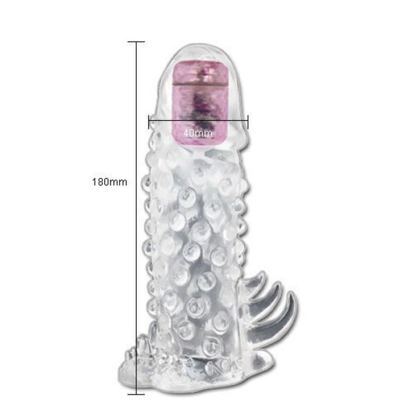 Guaina vibrante per pene Baile Brave III
