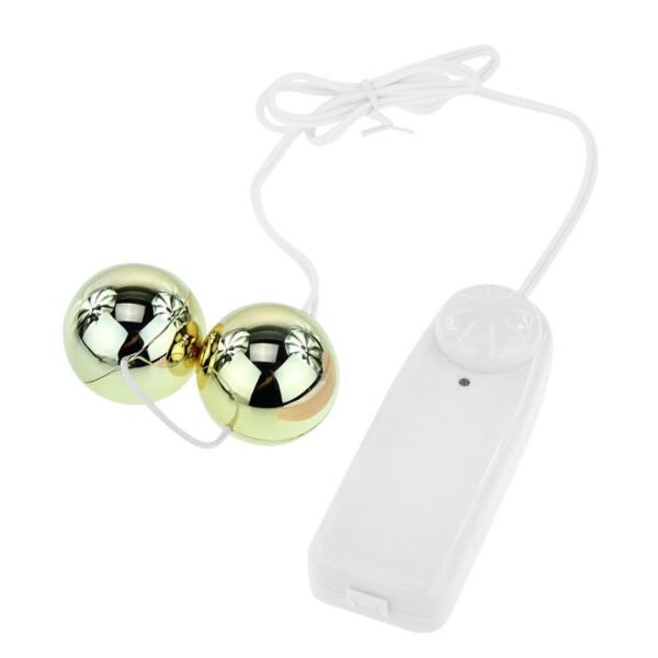 Palline vaginali vibranti Baile Golden Chinese Balls con il loro telecomando a filo