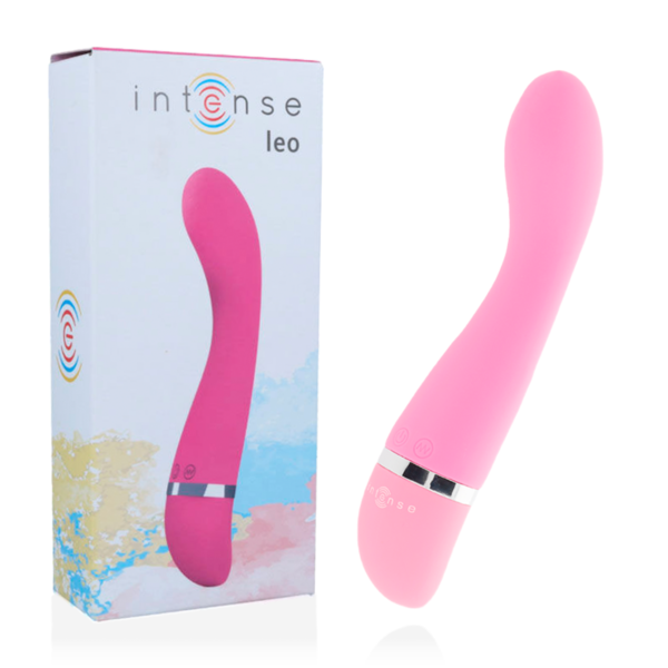 Vibratore Intense Leo in silicone, rosa e lilla