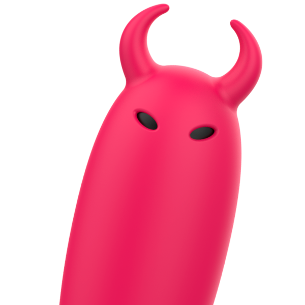 Bullet vibrante Intense Fun Scarlet 9,3 cm, con corna e coda biforcuta