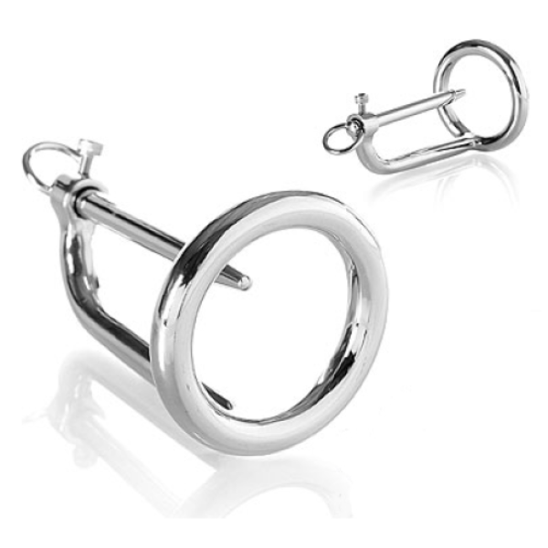 Anello per glande Metal Hard con plug uretrale