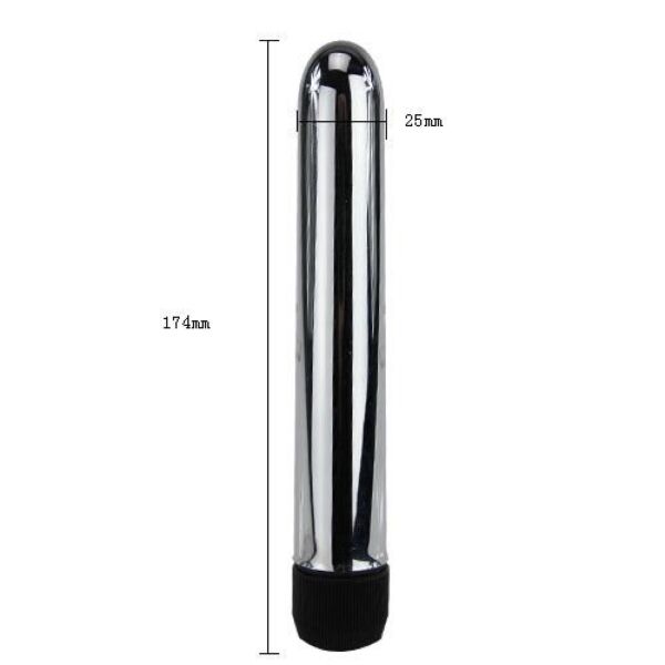 Vibratore classico Baile BW-006002 con finitura metallizzata