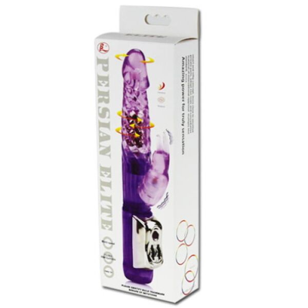 Vibratore rabbit Baile Persian Elite con doppia rotazione
