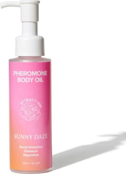 Olio corpo con feromoni Eye of Love Bloom da 120 ml, nei due aromi Lilac Dream e Sunny Daze