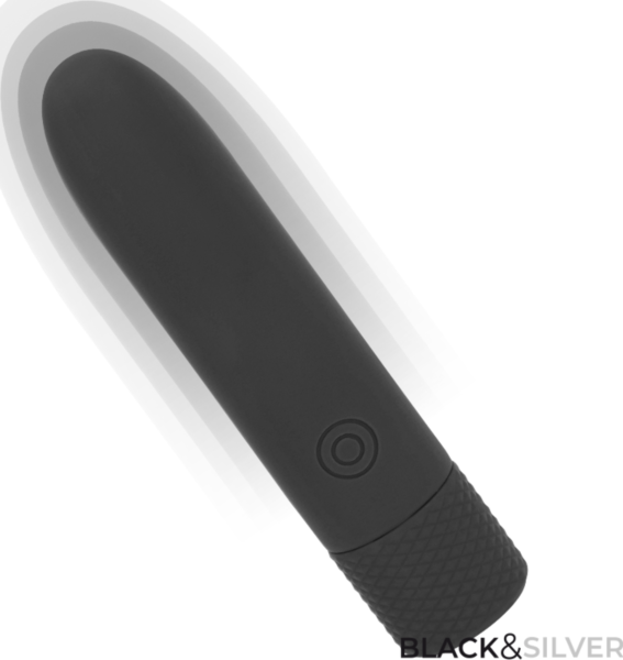 Bullet vibrante Black&Silver Geri di colore nero