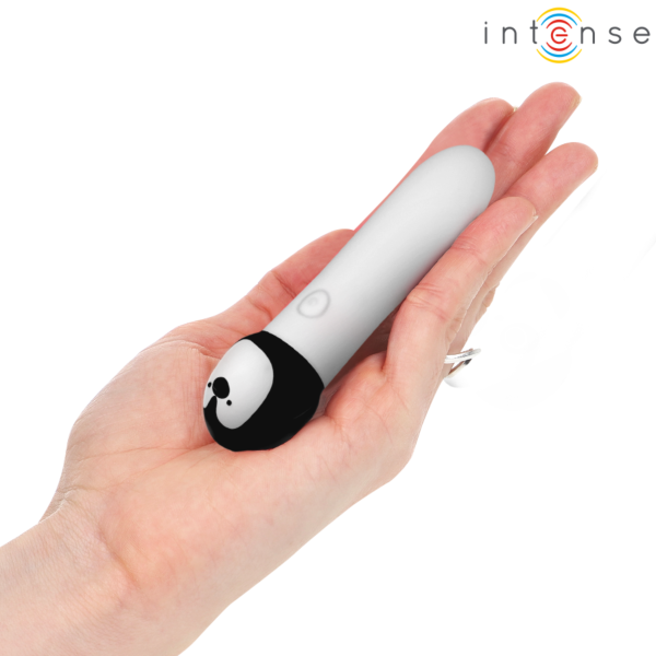 Bullet vibrante Intense Rico, bianco e a forma di pinguino