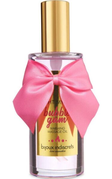 Bijoux Indiscrets Bubblegum Play Kit con olio riscaldante, gel da massaggio e lucidalabbra