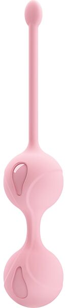 Palline vaginali Party Up Rebecca, pallina doppia rosa chewing gum con cordino