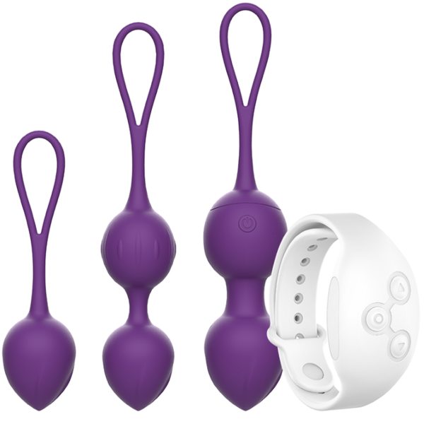 Palline vaginali vibranti Rewolution Rewobeads con il loro telecomando