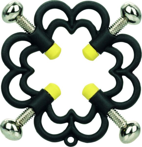 Pinze per capezzoli CalExotics Boundless Nipple Grips, in metallo nero opaco