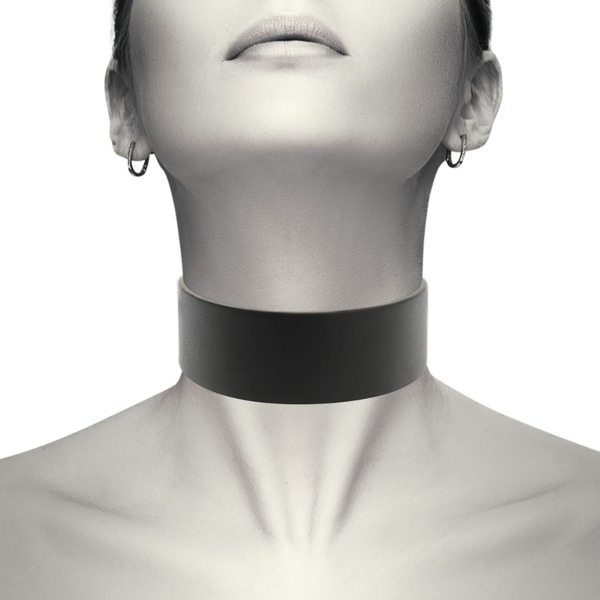 Choker nero Coquette Chic Desire, collare regolabile di ispirazione BDSM
