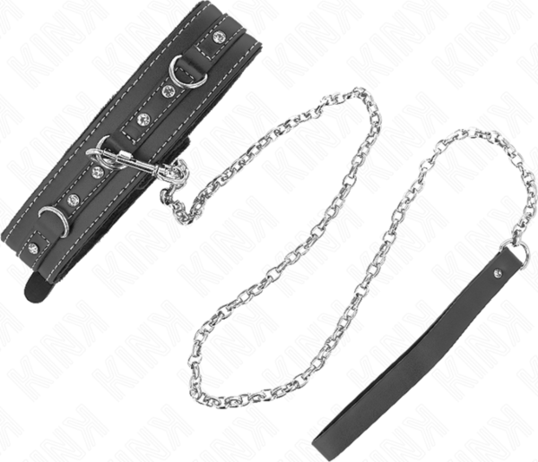 Collare con guinzaglio Kink in PVC da 105 cm