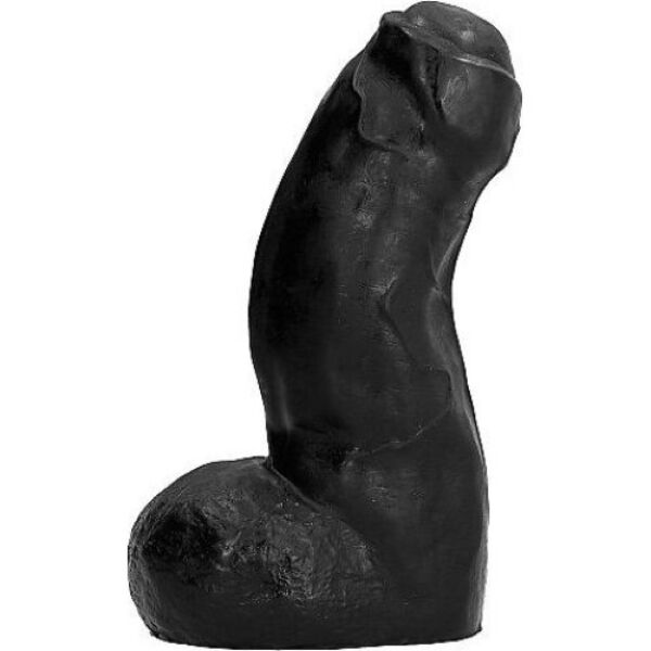 Dildo realistico All Black AB03 Ted, di colore nero