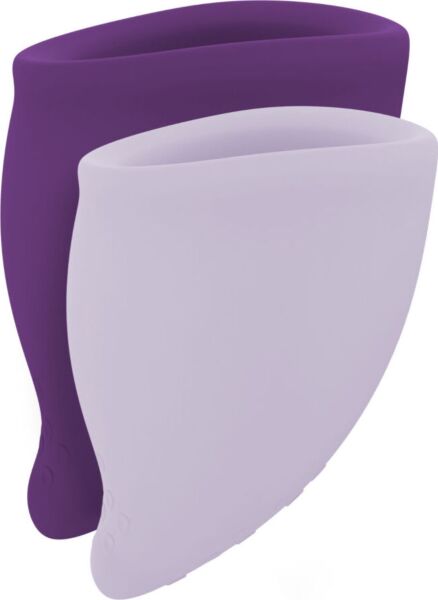 Kit di coppette mestruali Fun Cup Explore Kit di Fun Factory, con le taglie A e B