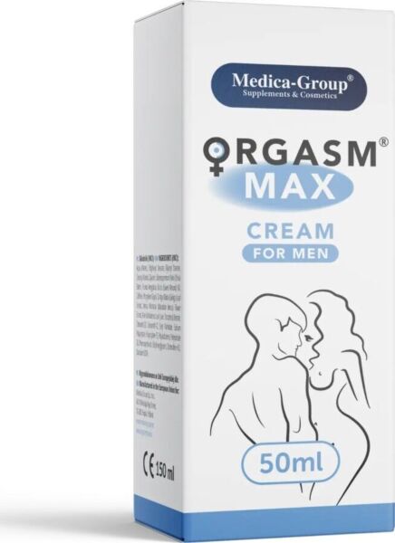 Crema intima Orgasm Max Cream For Men di Medica Group, confezione da 50 ml