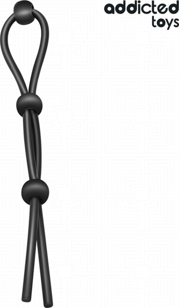 Corda fallica Addicted Toys a triplo anello, con la sua pallina di regolazione