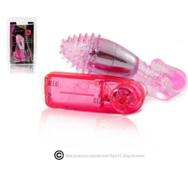 Stimolatore vaginale e anale Baile con bullet vibrante e manico ondulato