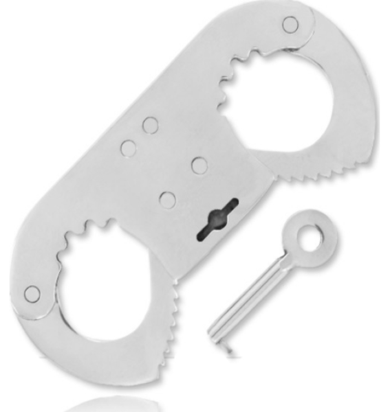 Manette per pollici Metal Hard Thumb Cuff, in metallo