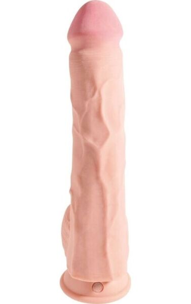 Dildo King Cock Plus di Pipedream, a tripla densità e con testicoli