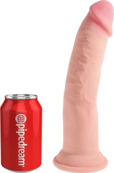 Dildo realistico Pipedream King Cock Plus Triple Density con base a ventosa