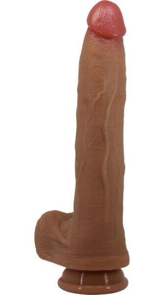 Dildo realistico Pretty Love BW-008131-1 in silicone, con testicoli e ventosa alla base