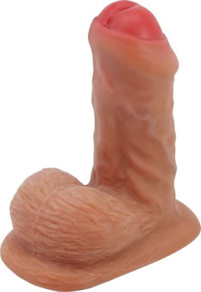 Dildo realistico Pretty Love BW-008136N con ventosa e testicoli alla base