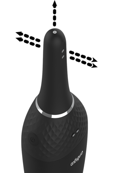 Doccia anale automatica Anbiguo Ultimate Rechargeable con serbatoio e punta conica