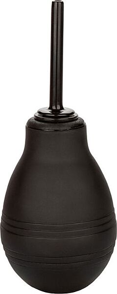 Doccia anale CalExotics One-Way Anal Douche nera, con pera e cannula