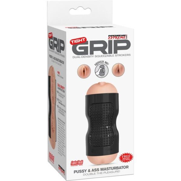 Masturbatore PDX Extreme Tight Grip con ingressi che riproducono una vagina e un ano