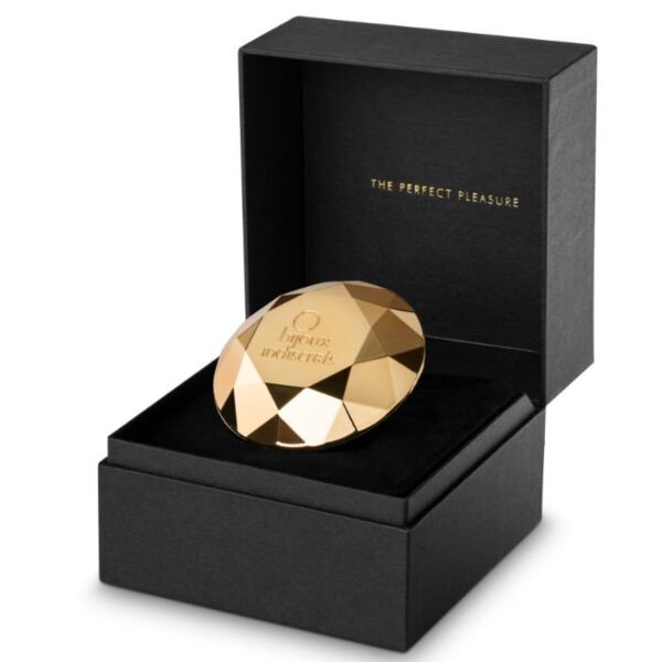 Vibratore per clitoride Bijoux Indiscrets Twenty One, a forma di diamante dorato