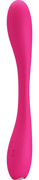 Vibratore a doppia stimolazione Party Up Frank di colore rosa
