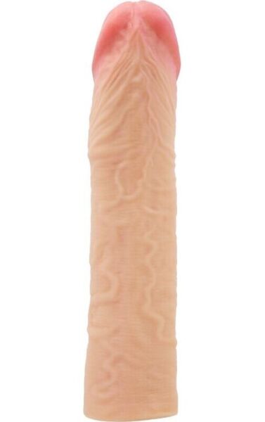 Guaina per pene Pretty Love BI-026272, con vene in rilievo e glande marcato