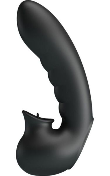 Vibratore da dito Pretty Love Hobgoblin in silicone nero