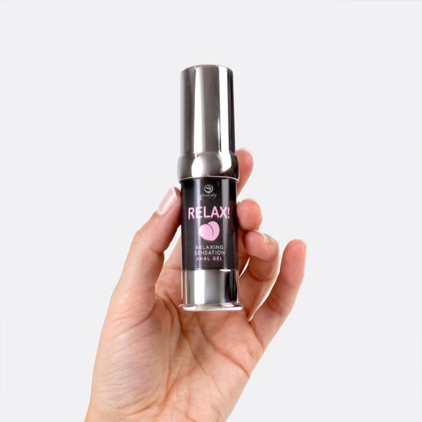 Flacone airless da 15 ml del gel anale Secret Play Relax