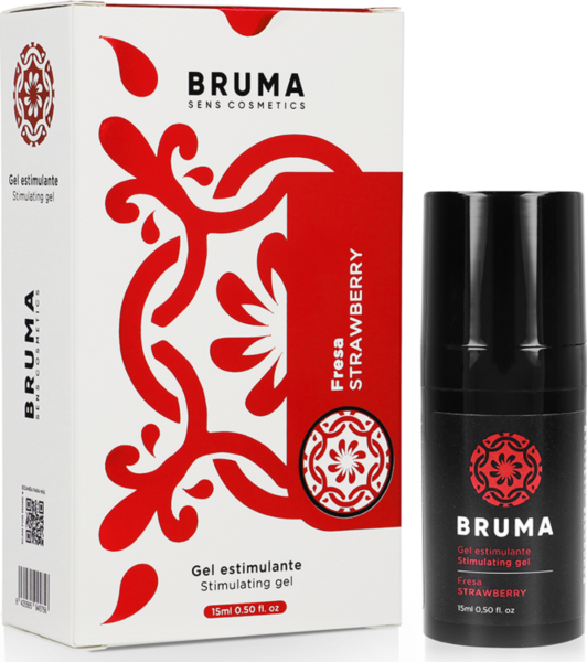 Gel stimolante Bruma da 15 ml, con i suoi cinque gusti